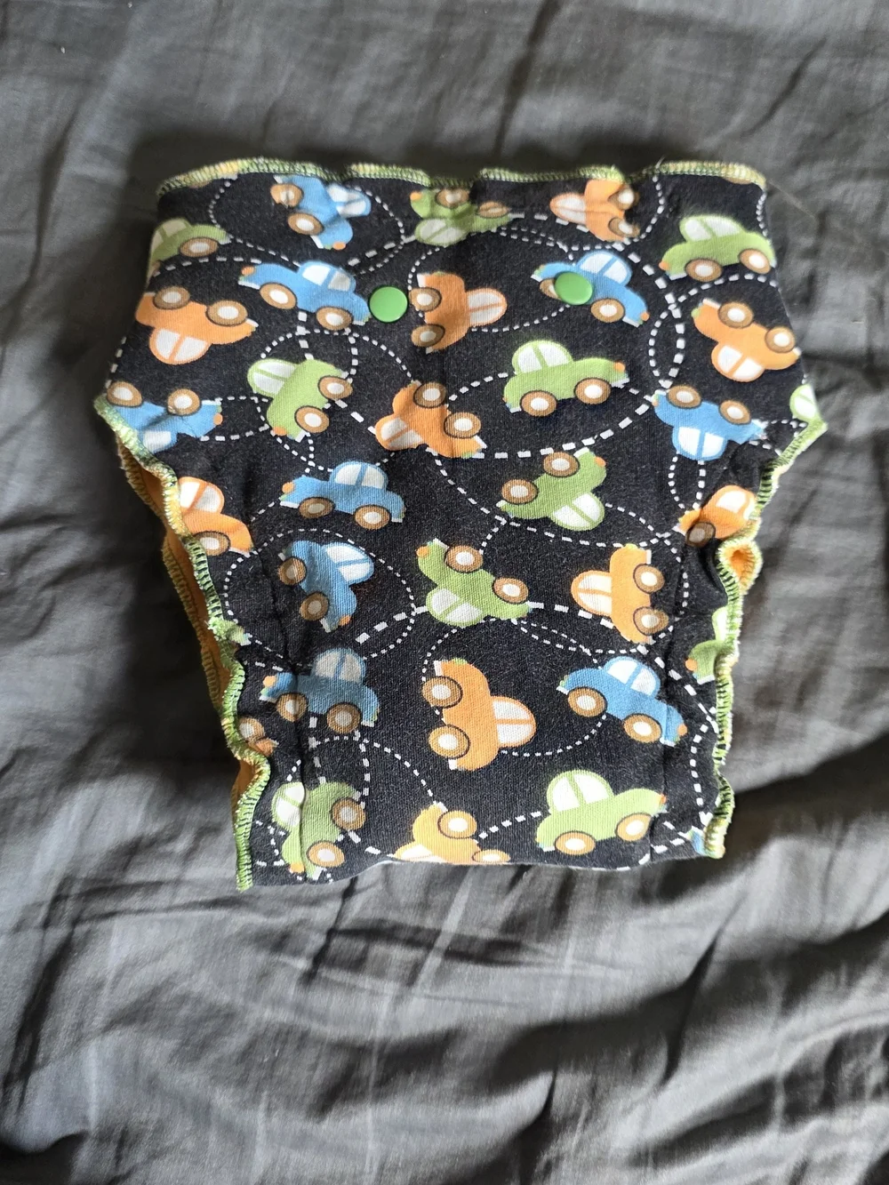 BubuBebe Cloth Diaper Lot of 6 Fitted Diapers w/ 3 Inserts Each Bamboo Velour EU